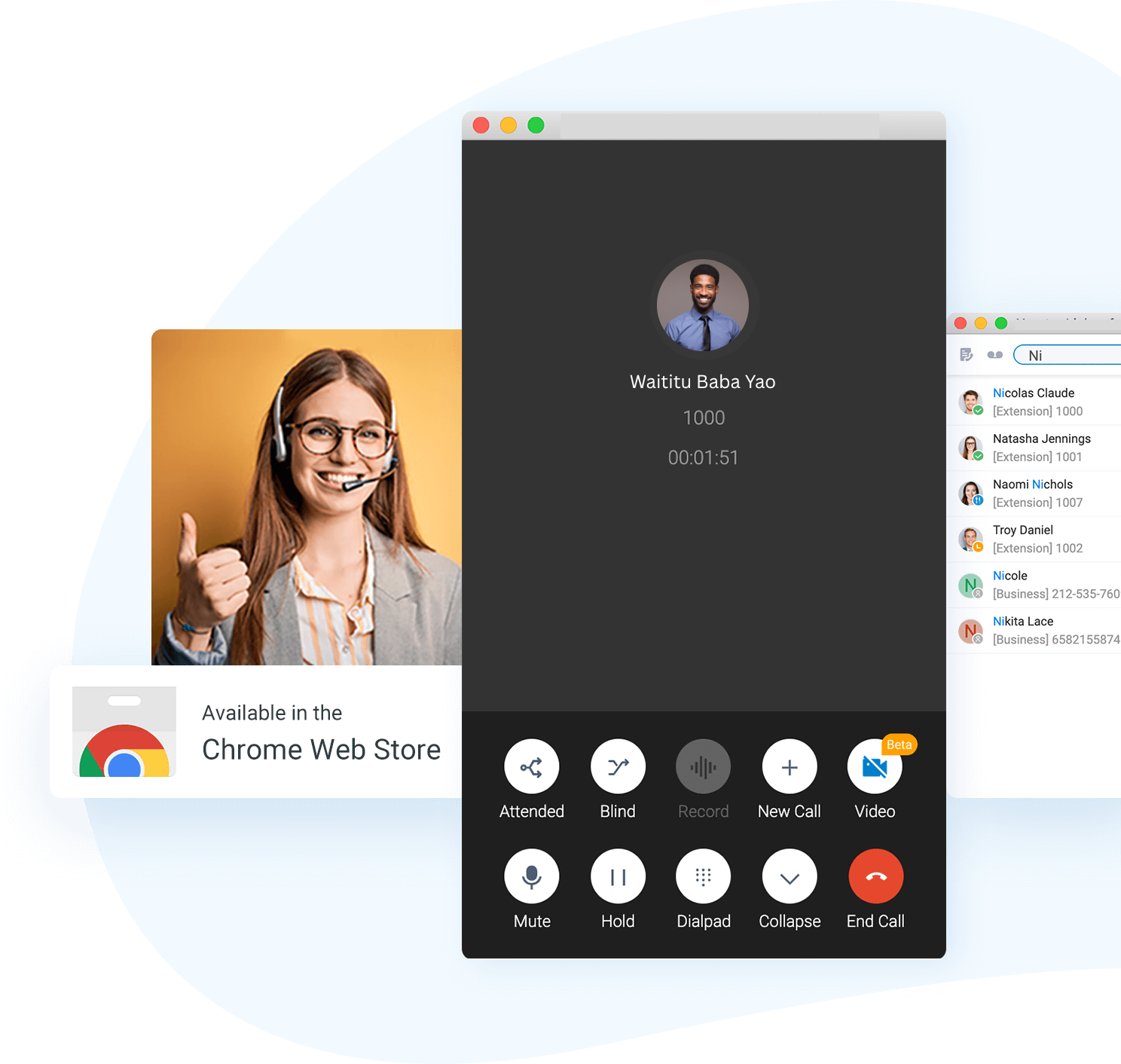 Simu Connect google chrome extension
