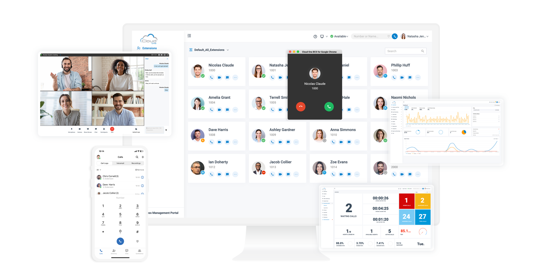 Business Communication Suite Interface