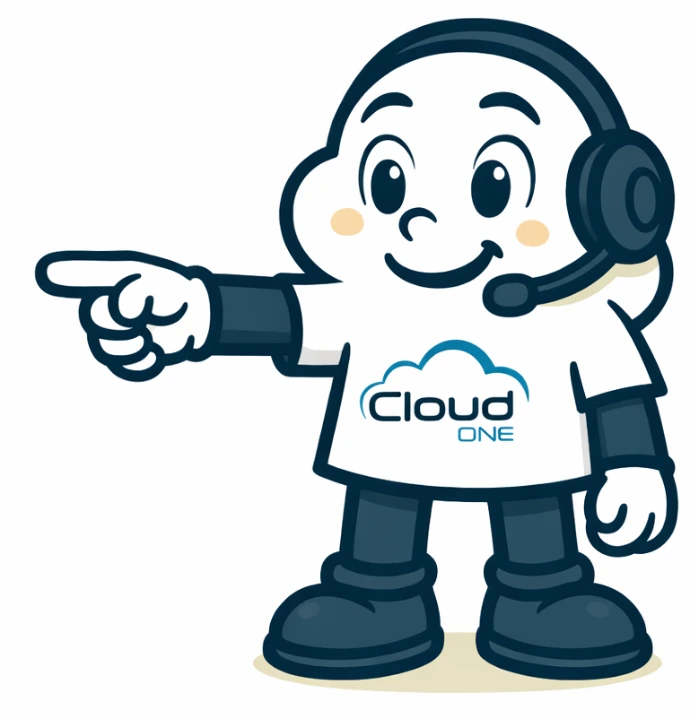 Cloudy - Cloud One's mascot