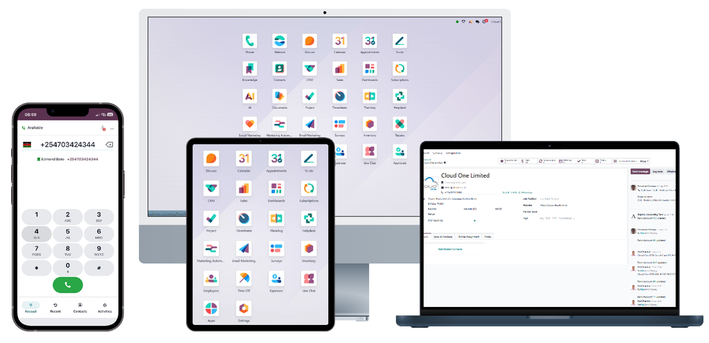 Managed Odoo Phone System Business Cloud Edition Subscription