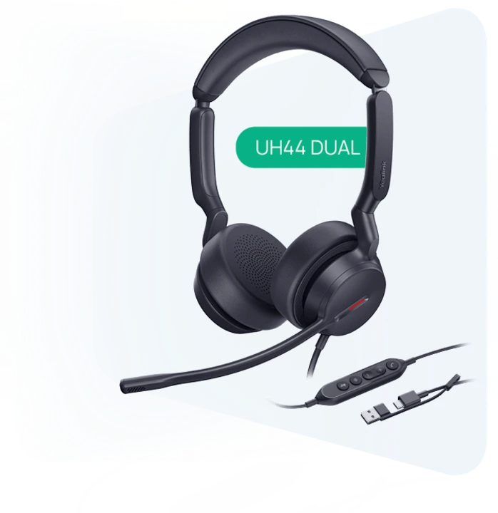 [UH44] Yealink UH44 USB Wired Dual Headset