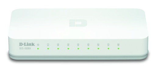[DES-1008A/B] D-Link DES-1008A/B 8 port 10/100Base-T unmanaged switch (UK power plug)
