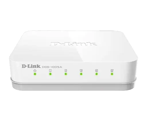 [DGS-1005A/B] D-Link DGS-1005A/B 5 port 10/100/1000Base-T unmanaged gigabit switch, UK power plug