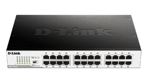 [DGS-1024C/B] D-Link DGS-1024C/B 24 port 10/100/1000Base-T unmanaged gigabit switch UK plug
