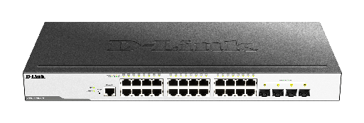 [DGS-3000-28L] D-Link DGS-3000-28L 24 10/100/1000 Mbps ports + 4 SFP ports Managed L2 Metro Ethernet Gigabit Switch