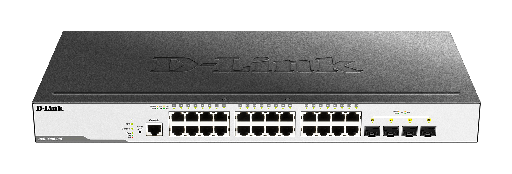 [DGS-3000-28X] D-Link DGS-3000-28X 24 10/100/1000 Mbps ports + 4 10G SFP+ ports Managed L2 Metro Ethernet Gigabit Switch