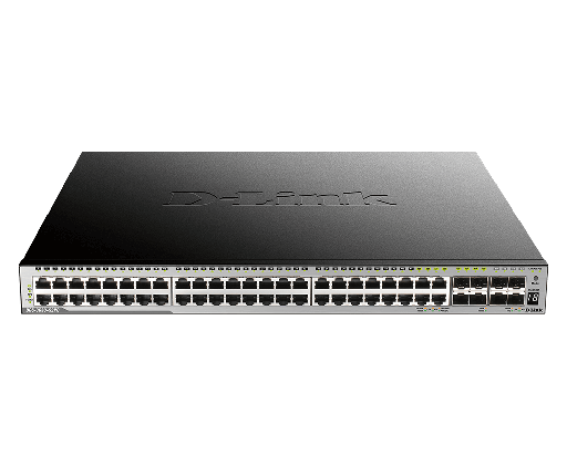 [DGS-3630-52PC/SI] D-Link DGS-3630-52PC/SI 44 10/100/1000 PoE+ ports + ports L3 Stackable Managed Switch(L3 with license upgrade)