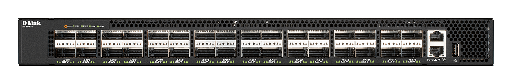 [DQS-5000-32S/UF] D-Link DQS-5000-32S/UF L3 Managed Data center switch with 32-port 40G QSFP+ interfaces, 2 front-to-back DC PSUs, 4 front-to-back fan modules included