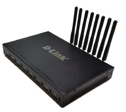 [DVG-6008G] D-Link DVG-6008G VoIP Gateway with built-in 8 GSM ports