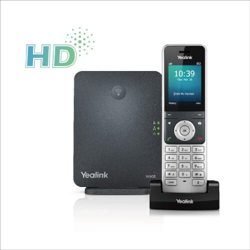 [W60P] Yealink W60P Wireless DECT IP Phone with basestation